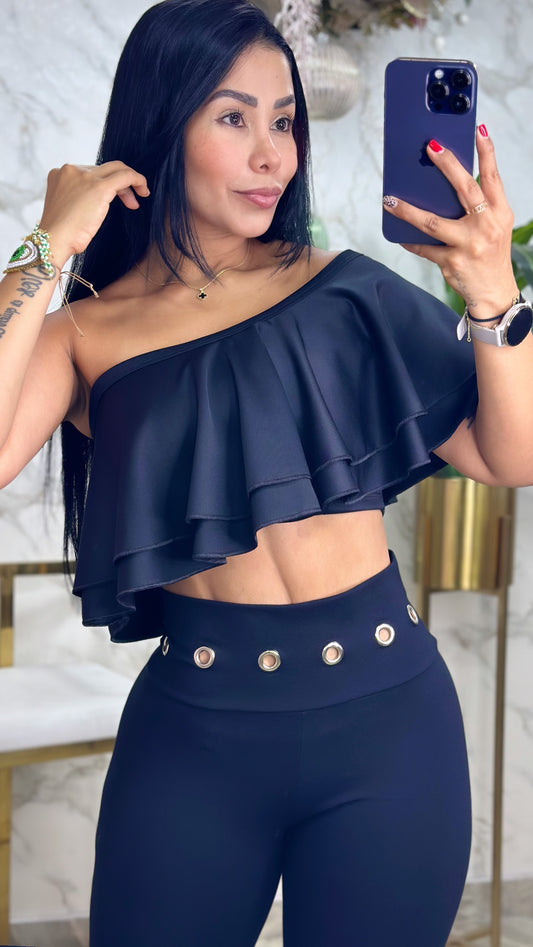 BLUSA ESCUBA DOBLE BOLEROS BANDEJA