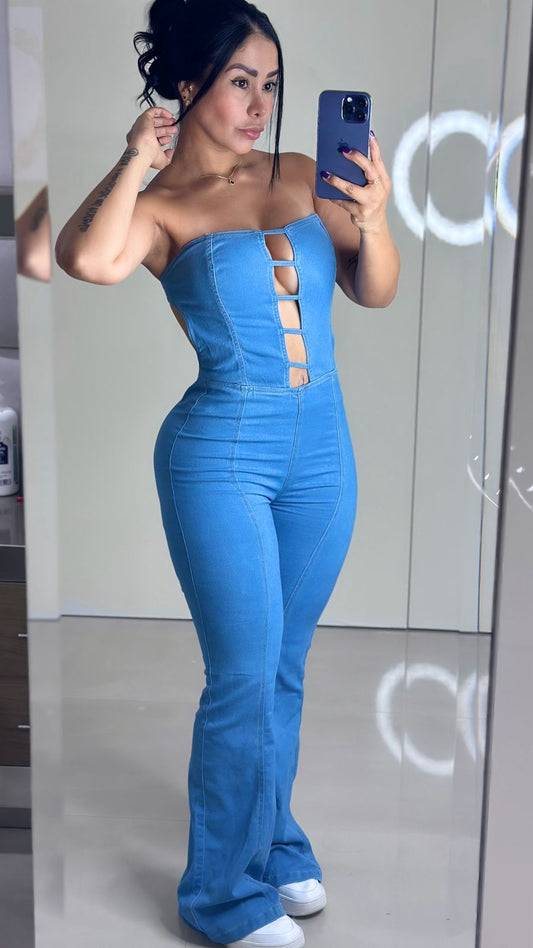 ENTERIZO EN JEAN STRECH