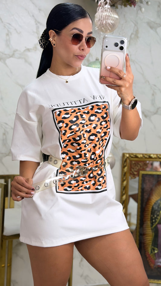 CAMISETA OVERSIZE DTF ANIMAL PRINT
