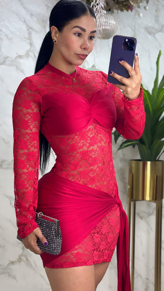 VESTIDO BLONDA M L, CIERRE ESPALDA