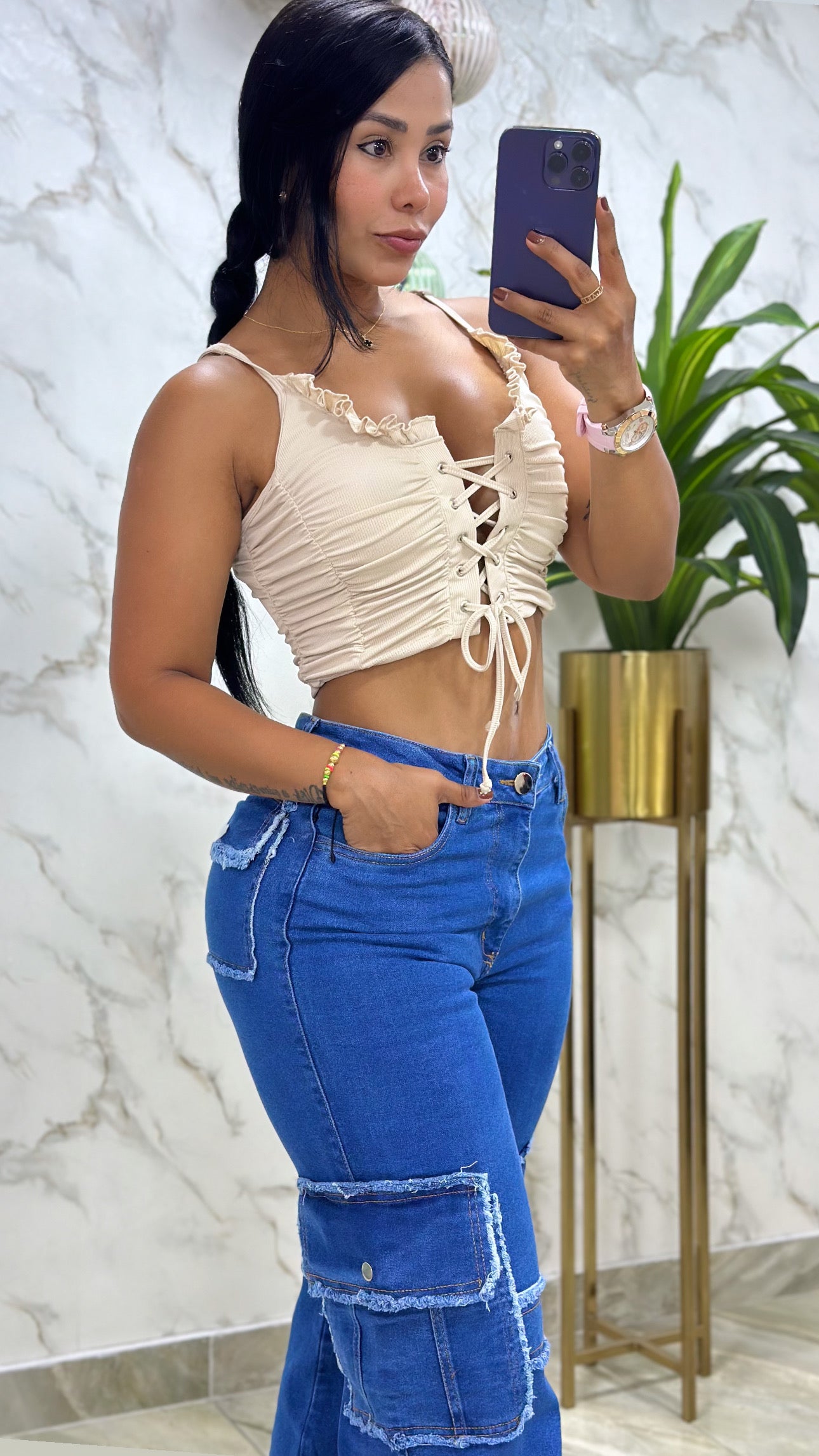 JEANS LEVANTA COLA HORMA PERFECTA