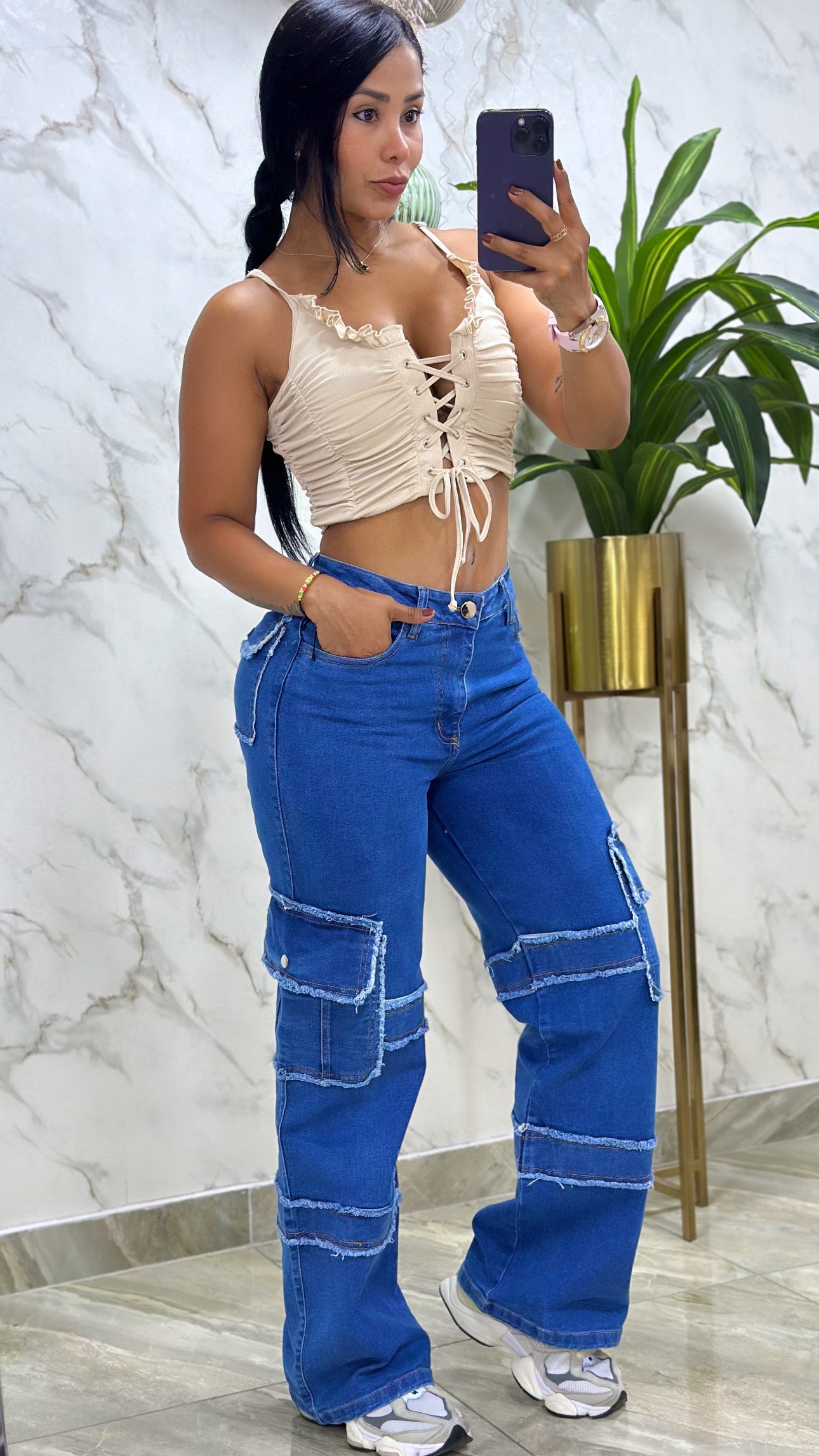 JEANS LEVANTA COLA HORMA PERFECTA