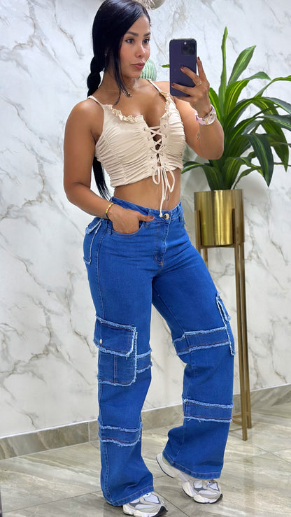 JEANS LEVANTA COLA HORMA PERFECTA