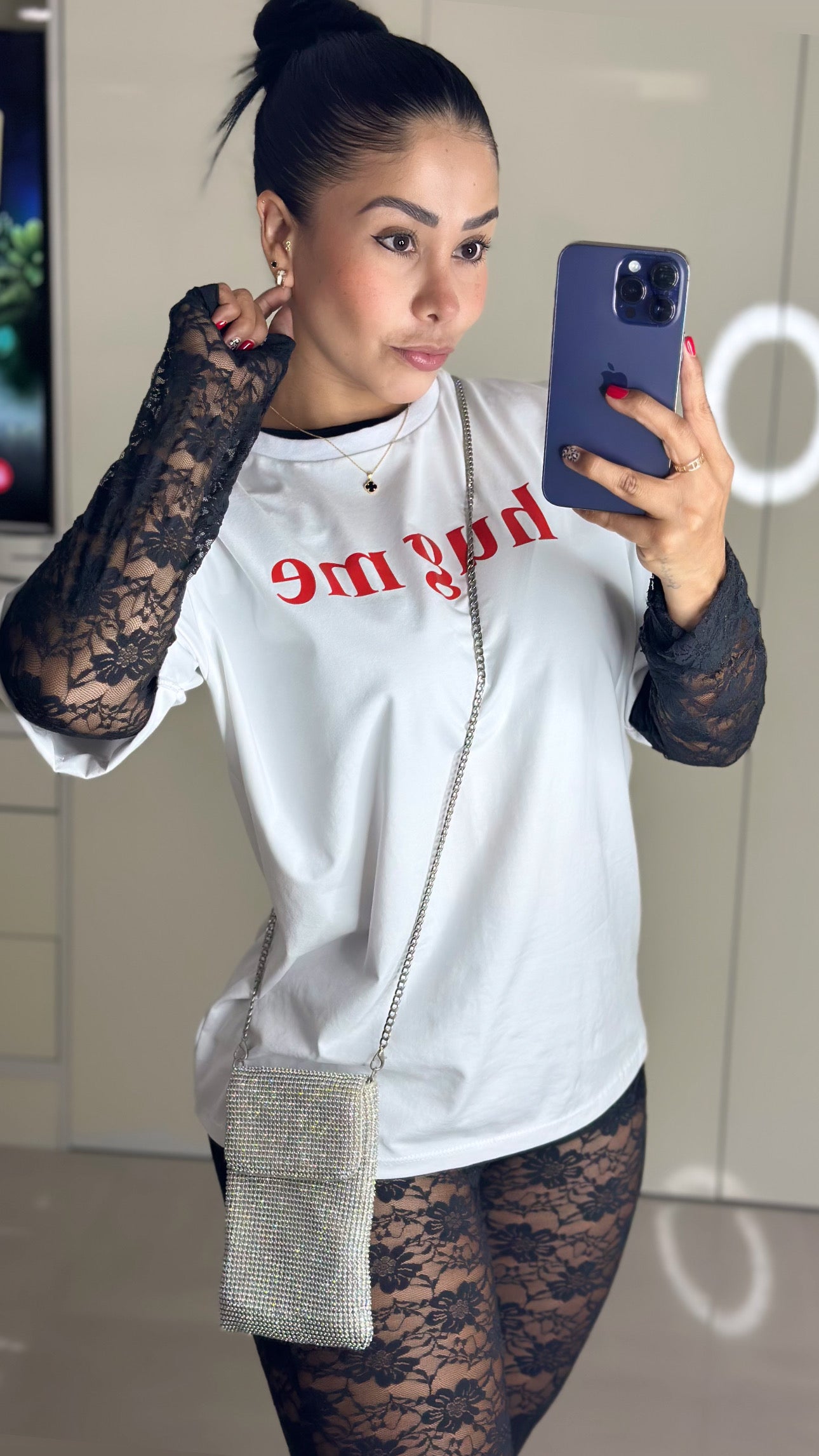 conjunto blonda blusa oversice dtf hugme