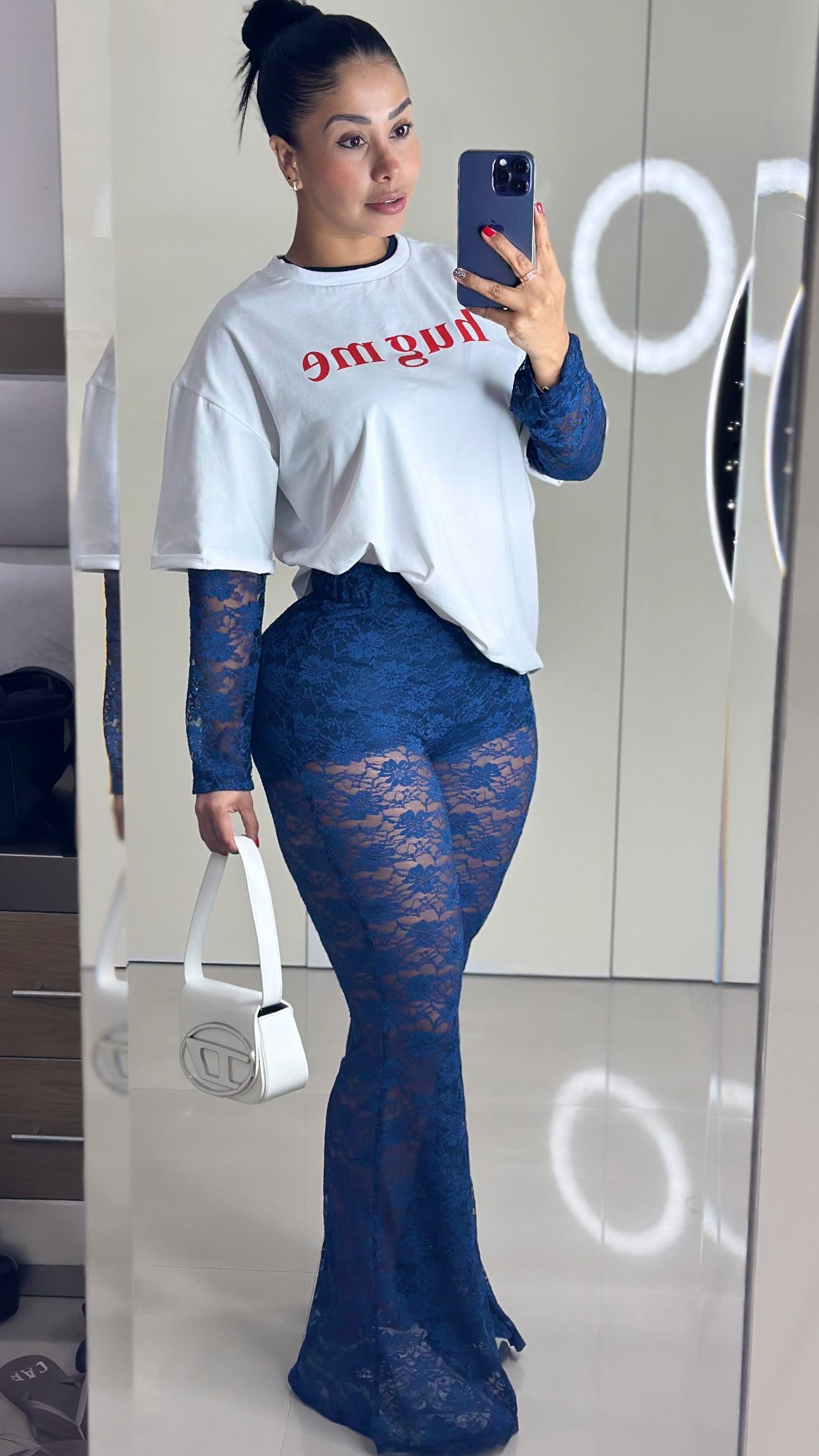 conjunto blonda blusa oversice dtf hugme