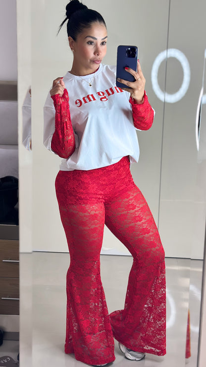 conjunto blonda blusa oversice dtf hugme