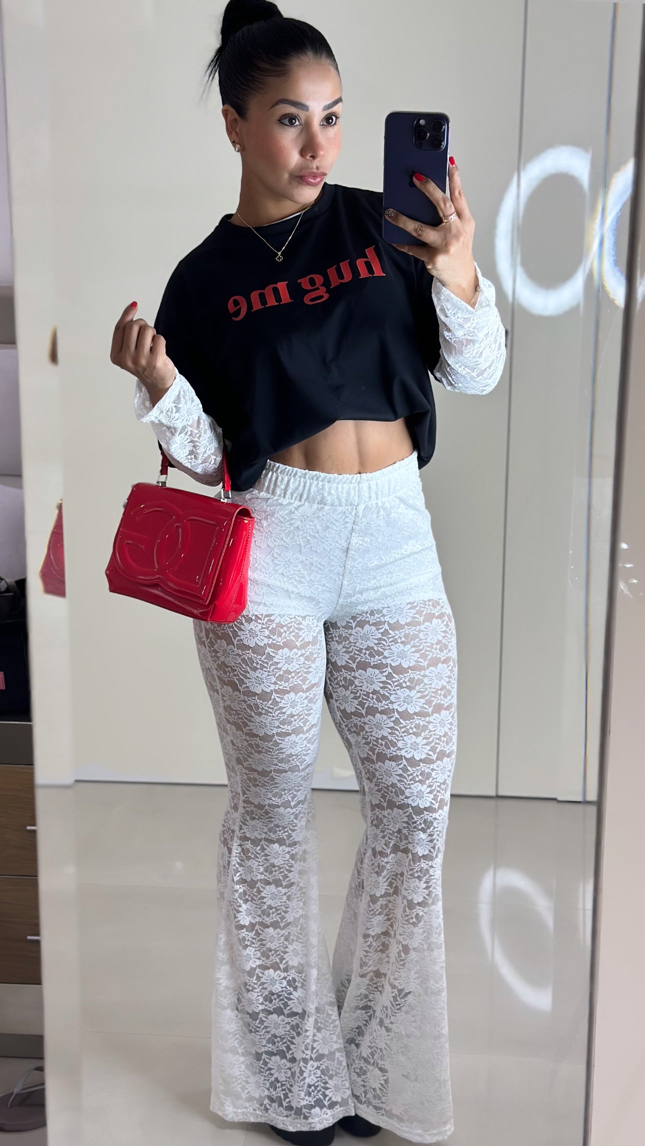 conjunto blonda blusa oversice dtf hugme