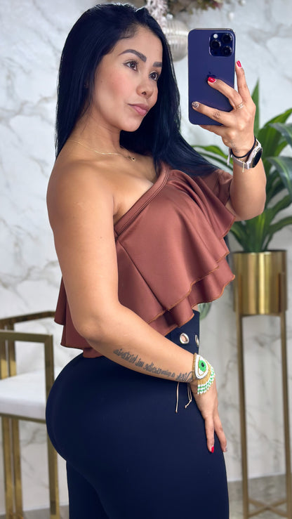 BLUSA ESCUBA DOBLE BOLEROS BANDEJA