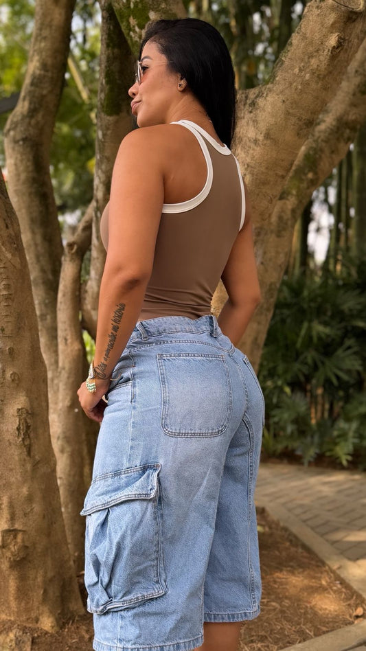 Body Siena Corte Halter – Espalda Descubierta